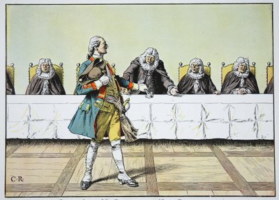 De diplomatieke Burgermeester, eind december 1740 door Carl Röchling